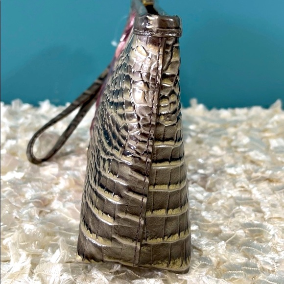 Brahmin 'Kayla' Garnet Ombre Leather Wristlet - Picture 3 of 8